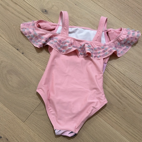 Disney Girls Frozen Elsa Swimsuit - Picture 3 of 3